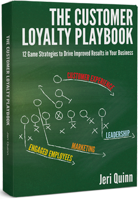 The Customer Loyalty Playbook by Jeri Quinn book cover