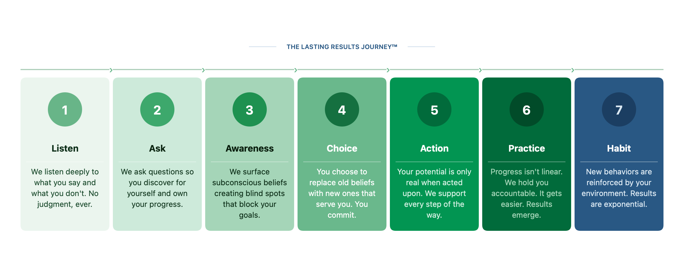 Driving Improved Results Process Steps